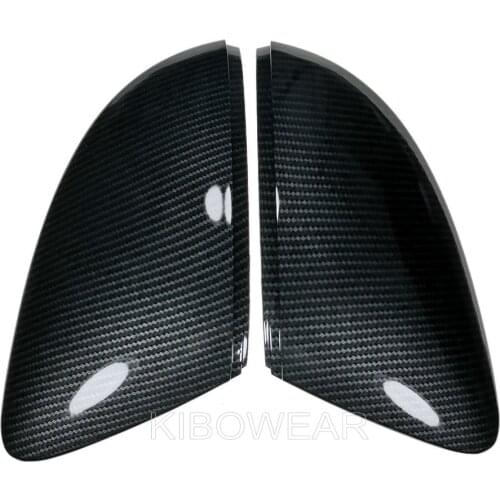 Side Wing Mirror Caps Cover for Skoda Octavia Mk3 A7 5E (Carbon Look) Replace 2014 2015 2018 2019 for VW T-ROC T-cross Nivus
