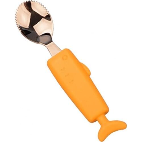 Shark Style Baby Spoon Fruit Feeding Lightweight Cute Cartoon Shape Kids Feeding Spoons Children Tableware Infant Utensils