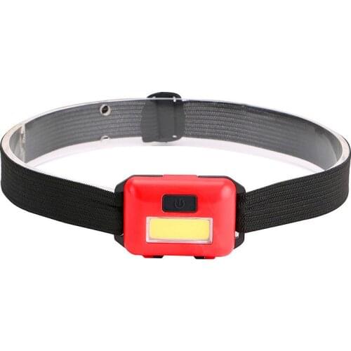 HLZS-Cob Led Mini head light lamp Headlight 3 Modes Rainproof Head Torch Flashlight Head For Outdoor Camping Fishing