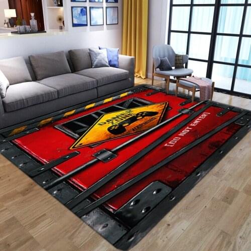 New Cartoon Game Area Rug Child Play Anti-Slip Floor Mat Kid Playing Carpets for Living Room Bedroom Kids Gamer Carpet Washable