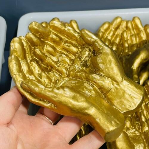 Crystal Ball Stand Resin Hands Shape Stands Sphere Base For Display