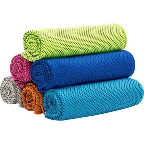 2 Packs Cooling Towel Microfiber Towel Soft Breathable Chilly For Workout Camping Fitness Running Workout