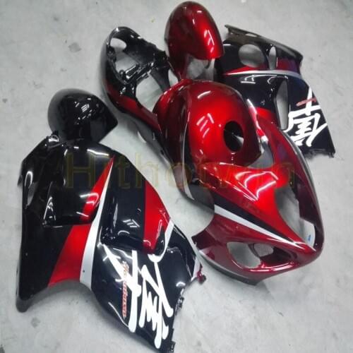 Custom motorcycle Fairing for GSX-R1300 1997 1998 1999 2000 2001 2002 2003 2004 2005 2006 2007+red black