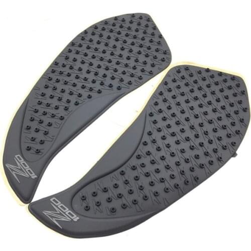 Motorcycle Anti slip sticker Tank Traction Pad Side Knee Grip Protector Black For 2010 2011 2012 20132014 2015 Kawasaki Z1000