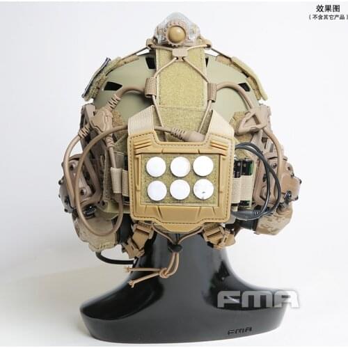 FMA Universal Helmet Counterweight Package Multifunctional accessory package Suitable for AA and CR123 NVG batteries rear ring