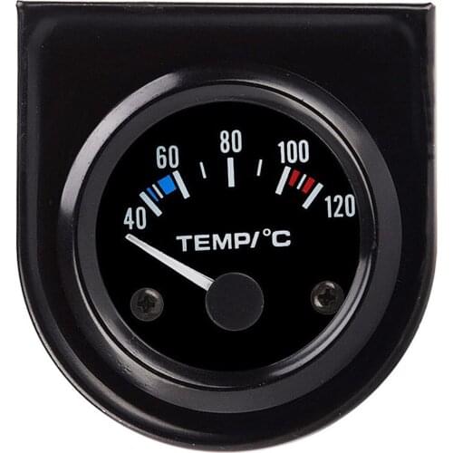 Universal 2"/52mm Digital LED Water Temp Temperature Gauge Kit Measurement Range Is 40-120°C