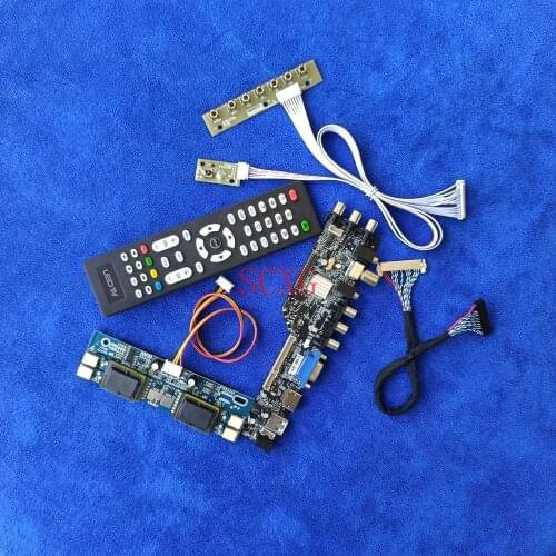 USB VGA AV HDMI-compatible 4CCFL 30-Pin LVDS For LM220WE1/LM220WE3/HT220WP1 DIY KIT LCD display drive board Signal DVB 1680*1050