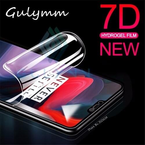7D Ultra-thin Soft Hydrogel Film For Oneplus 5 5T 6 Full Cover Screen Protector Film For Oneplus 6T 7 7T 8 Pro Protective Film