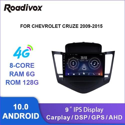 9" android 10.0 car radio video gps navigation player for Chevrolet Cruze 2009-2015 multimedia autoradio stereo head unit