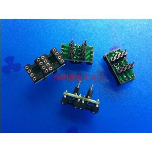 Free shipping opa627 ad797 opa604 socket single turn to dual connector 5pcs/lot