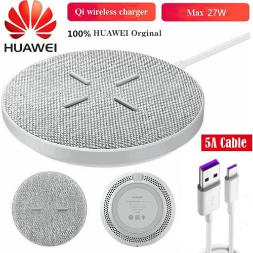 Huawei Wireless Charger Max 27W Super Charge Qi Wireless Charger CP61 For iPhone 11 Samsung S10 S20 Huawei P30 Pro Mate 30 Pro