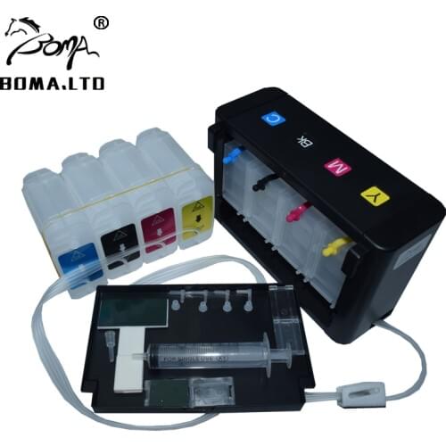 BOMA.LTD Empty Bulk Ink Ciss System For HP10 82 With ARC Chip For HP Designjet 500 800 500ps 800ps 815 Printer For HP 10 82 Ciss