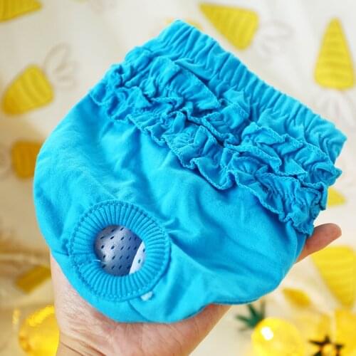 Physiological Anti-Harassment Menstrual Shorts Cotton Flower Dog Hygiene Pants Puppies Little Small Animals Girl Female Pet Cat