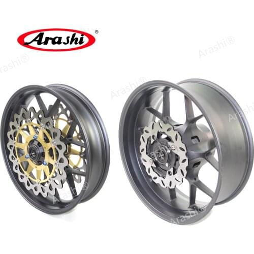 ARASHI Wheel Set CBR1000RR 2004 2005 Front Rear Wheel Rim Front Brake Disc Rotors For Honda CBR1000 CBR 1000 1000RR Aluminum