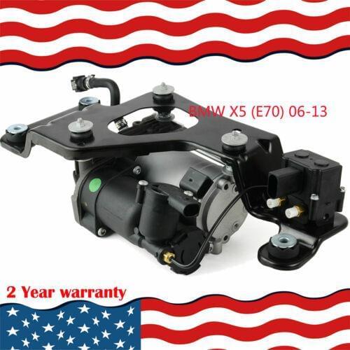 AP03 Air Suspension Compressor+Bracket + Valve + KIT for BMW X5 E70 / for BMW X6 E71 E72 37206789938 37206859714