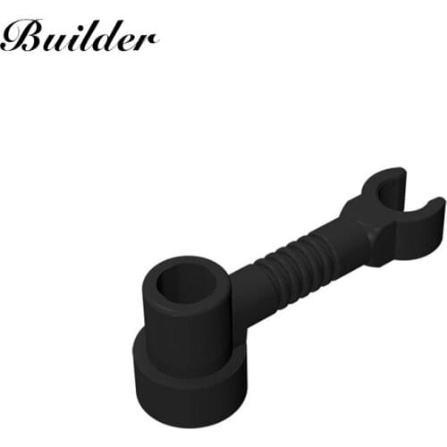 Little Builder 4735 MOC Bricks 1x3 Connector with Clamp 10pcs Building Blocks DIY Puzzle Assembles Particles Toys for Children