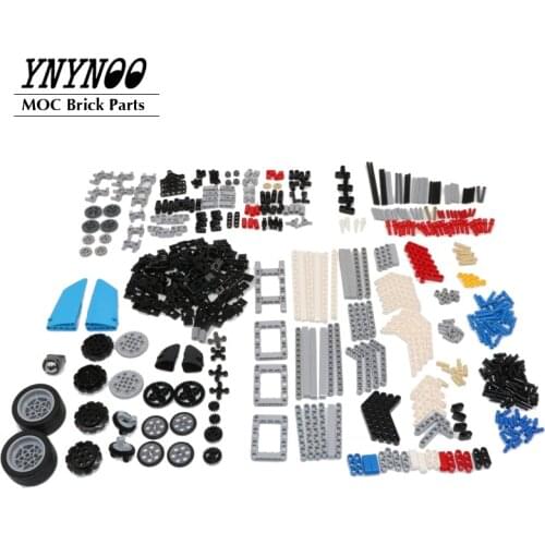 514-853 Pcs/Pack MOC Building Blocks Bricks Parts Kit fit for Robot EV3 45544 Core Set Mindstorms EV3 9898 Parts 45560 Diy Toys