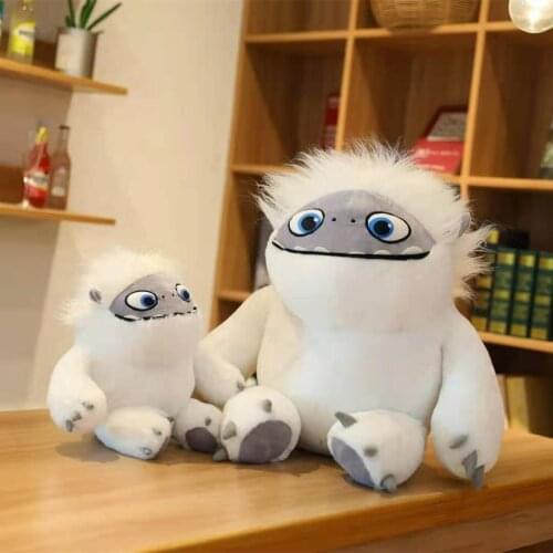 Cartoon Anime Movie Abominable Snowman Plush Toys Kawaii Snow Yeti Child Pillow&Cushion Stuffed Doll for Kids Birthday Xmas Gift