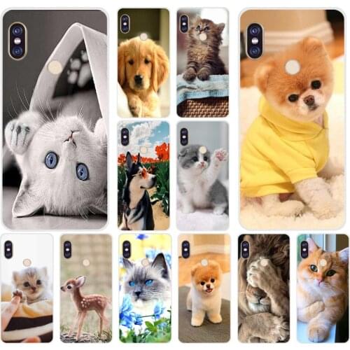 44AS Cute animals Soft Silicone Tpu Cover phone Case for Xiaomi Redmi 5A 5 Plus 7 Note 5 5A 7 7A Pro