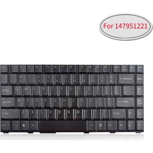 NEW Black keyboard Replacement US 147951221 for Sony VGN-FJ58C/B VGN-FJ58C/W VGN-FJ66C/W VGN-FJ67C/B VGN-FJ67C/G VGN-FJ67C/L VGN