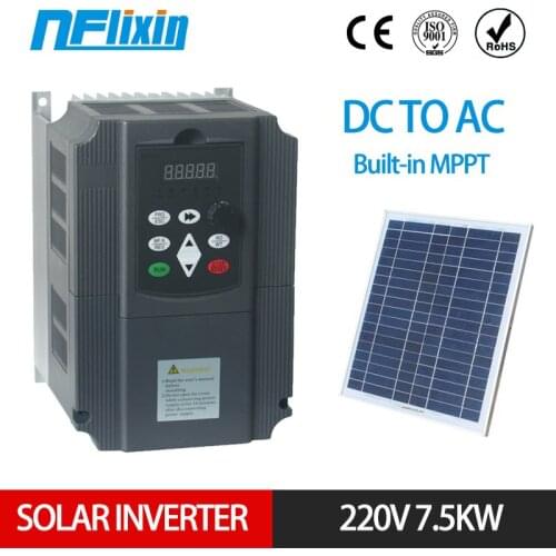 Vector Control frequency converter DC 200V-400V to Three-phase 220V solar pump inverter with MPPT control