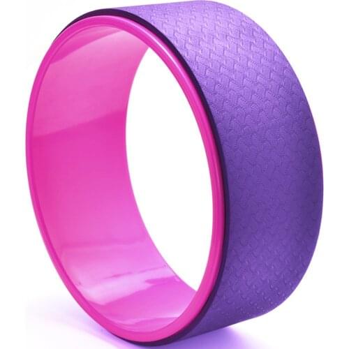 Roller Wheel Pilates Ring Yoga Circle Pilates Sport Magic Ring TPE Fitness Back Stretch Training Tool Slimming Magic Waist Shape