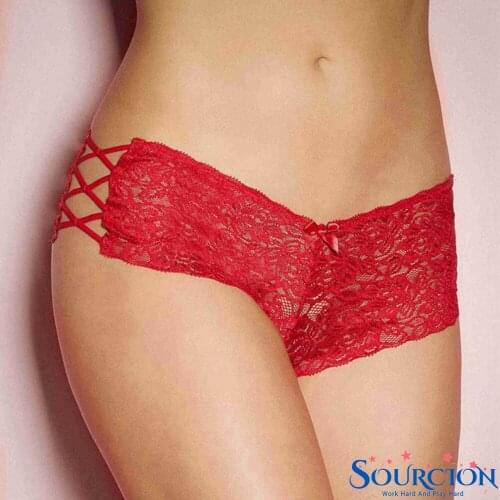 SWT Women Sexy Underwear Summer Through Comfortable Thin Lace Boyshorts Panties Women See Female Intimates Boxers Underwear