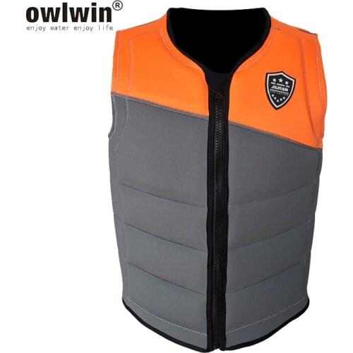 Adult life jacket life vest Diving swimming Wake surfing Motorboat beach entertainment Polybutadiene rubber fabric water sports