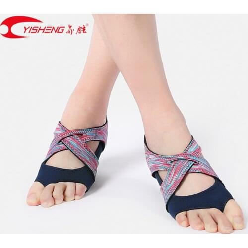 YISHENG Sport Yoga Shoes Soft Sole Skid-proof Beginners Indoor Adult Yoga Shoes Five 5 Finger Skid-proof Professional Yoga Socks