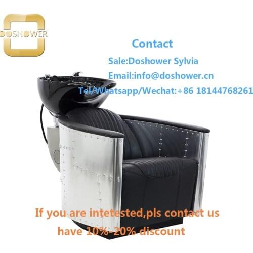 Beauty hair dresser shampoo chair with hair massage brush washing for shampoo basin and chair