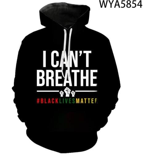 Men Women Children Hoodies Black Lives Matter BLM 3D Printed Streetwear Pullover Long Sleeve Boy Girl Kids Sweatshirts Jacket