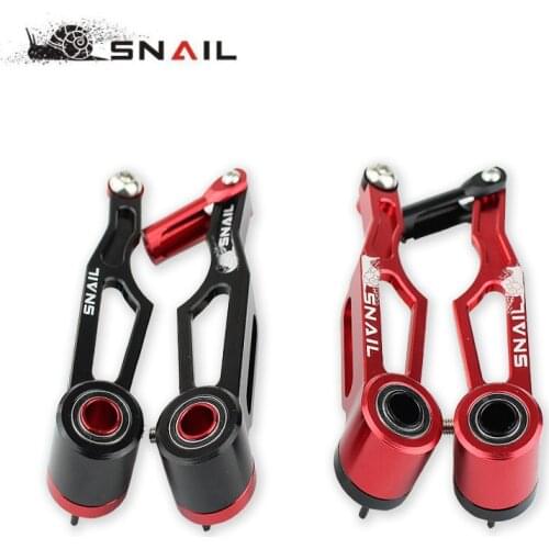 SNAIL V238 Bicycle V Brake For Foldable Bike Brake Calipers Al 7075 CNC Folding Bike V Brake Set 2 Colors