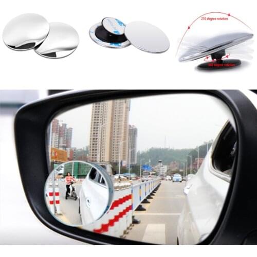 Universal Auto 360 Wide Angle Car Small Round Mirror for KIA Rio K2 K3 K4 K5 KX3 KX5 Cerato,Soul,Forte,Sportage R,Sorento Optima