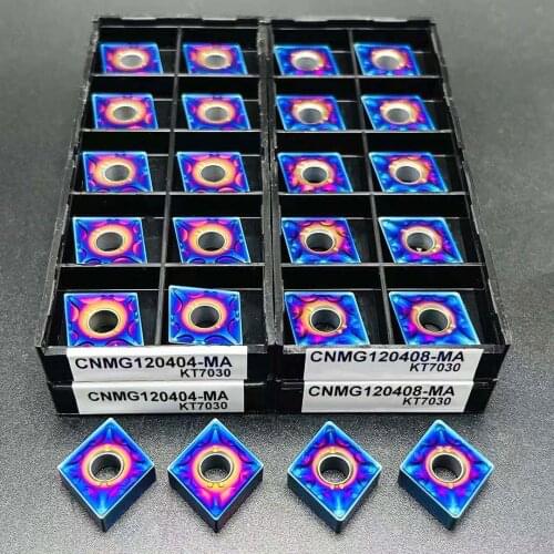 High Quality Carbide CNMG120404 CNMG120408 MA Turning Tool Blue Flame Series CNC Milling Blades CNMG 120404 Cutting Insert