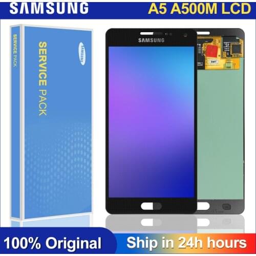 SUPER AMOLED 5.0" display For Samsung Galaxy A5 2015 A500 A500F A500FU A500H A500M LCD Display Touch Screen Digitizer Assembly