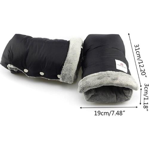 Winter Warm Baby Stroller Glove Outdoor AntiFreeze Pushchair Pram Carriage Hand Muff Waterproof Universal Pram Mitten Hand Cover