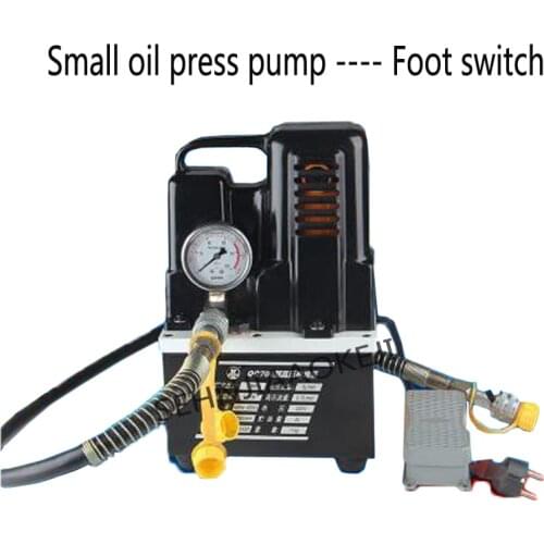 1PC QQ-700 Portable Hydraulic Oil Pump 2L Ultra-small Electric Hydraulic Pump Ultra High Pressure Electric Pump 110V/220V