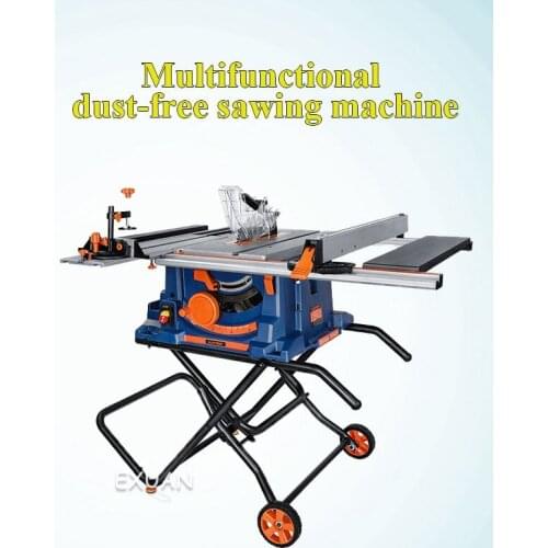 10 inch woodworking table saw multi-function dust-free saw cutting machine household saw miter saw power tool 2000w 220V-50Hz
