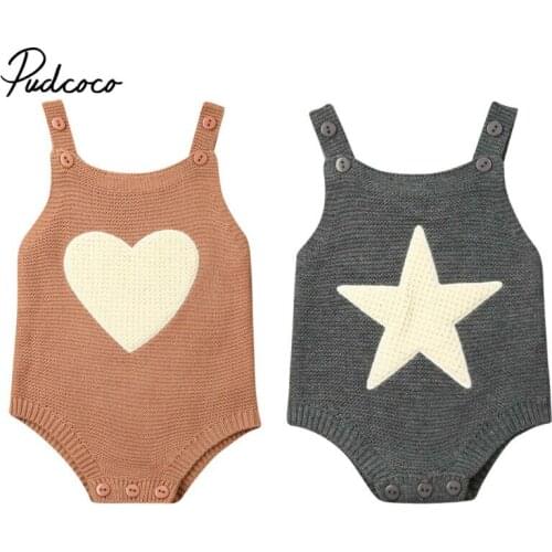 2020 Baby Summer Clothing Newborn Baby Boy Girl Knit Solid Ribbed Bodysuit Jumpsuit Cotton Outfits Sleeveless Sunsuit 0-18 Month