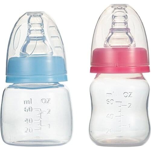 60ml Newborn Baby Nursing Bottle Biberones Para Bebe Mamadeira Bottle Feeding Hands Free Multicolour Feeding Set Bottles Milk