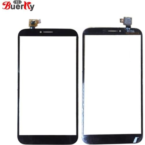 BKparts 5pcs touch For Alcatel One Touch Hero 2 8030 OT8030 Touch screen touch panel Glass Digitizer Replacement Free Shipping