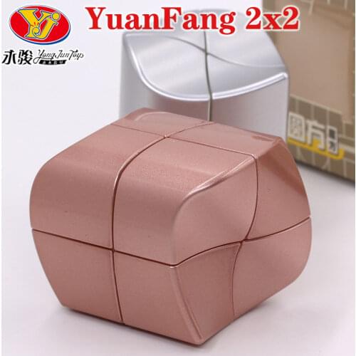 Puzzle Magic Cube YongJun 2x2x2 cube YuanFang special educational twist logic toys game professional speed cube new arrival gift