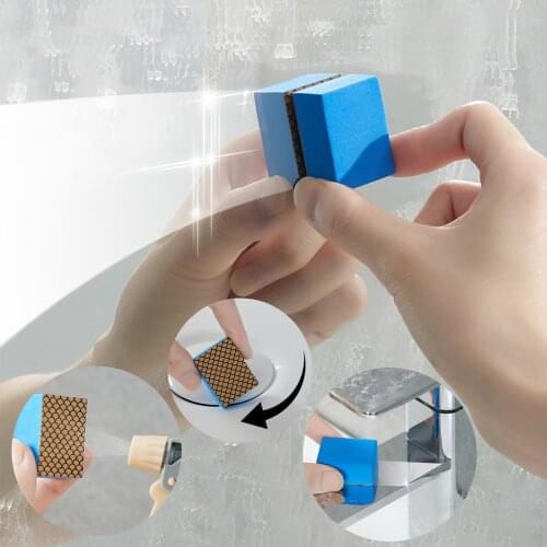 Mirror Emery Sponge Bathroom Mirror Cleaner wiper Kitchen Cleaner Car Glass Shower Squeegee Window Glass stain Wiper