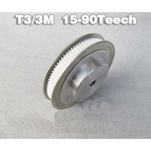 HTD3M 90Teeth Pitch 3mm Bore 8mm Synchronizing wheel Timing Pulleys for Stepper Servo motor ROBOTIC 3D Printer