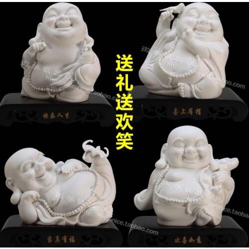 Happy Maitreya Buddha ornaments give gift birthday gift to send girls to elderly parents customized storefront