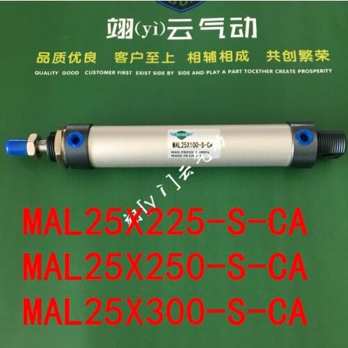 MAL25X225-S-CA MAL25X250-S-CA MAL25X300-S-CA AIRTAC aluminum alloy mini-cylinder air cylinder MAL series