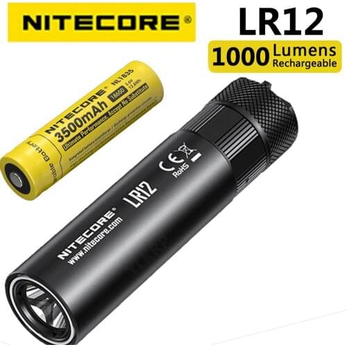 NITECORE LR12 1000 lumens flashlight camp light 2 in 1 multifunctional outdoor lighting, retractable barrel