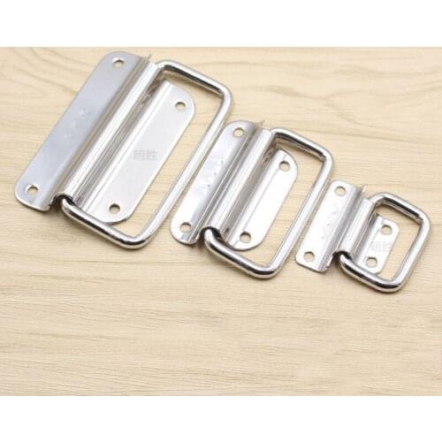 Mountable Metal Clipboard Clips Spring Loaded Surface Mount Handle with Rubber Feet Hardboard Clamps Bag Hardware Accessory