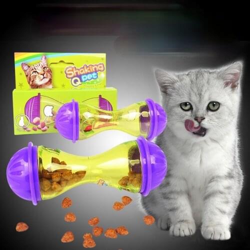 Soft Pet Cat Toy Funny Interactive Ball Chew Toy For Cat Food Leaky Ball