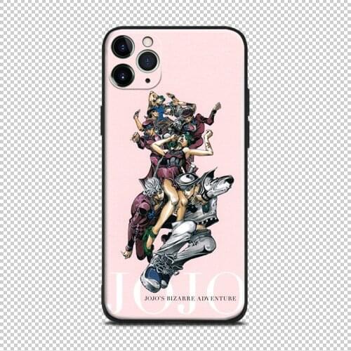 All JoJos Bizarre mains characters anime For iPhone se 6 6s 7 8 plus x xr xs 11 pro max soft silicone phone case cover shell